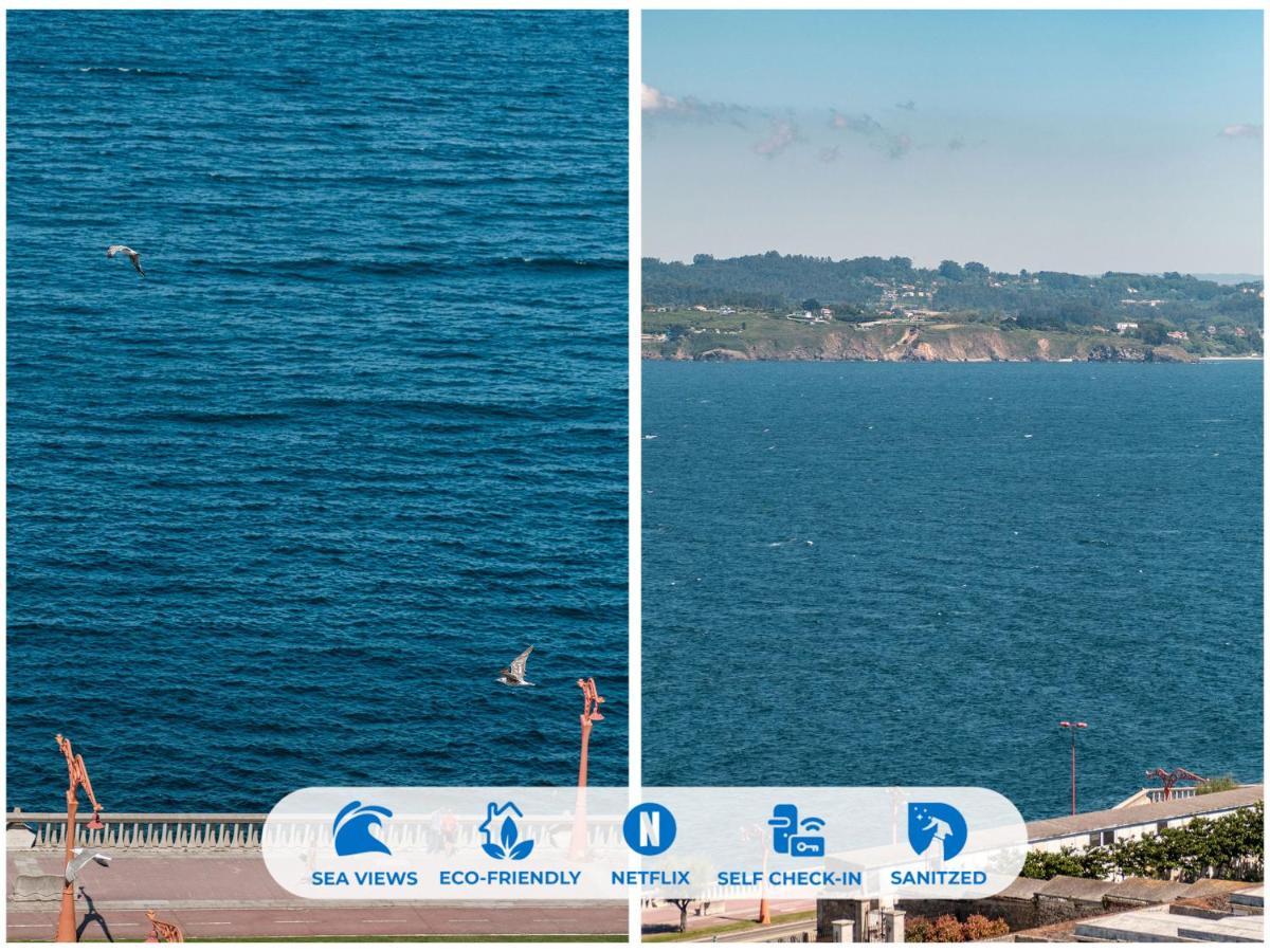 San Amaro Beach 1 By Thebluewaveapartments Com A Coruña Eksteriør billede